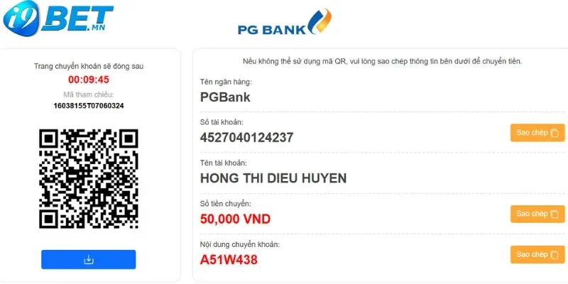 Nạp tiền i9bet Nạp tiền i9bet